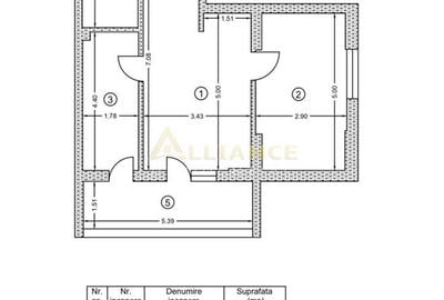 Apartament cu 2 camere decomandat în Central - 1