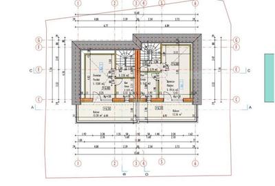 2 Unitati, Duplex semifinisat, zona Dambul Rotund, priveliste spre oras - 16