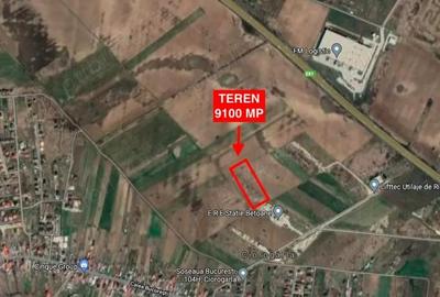 Teren de 9100 mp, în Ciorogârla