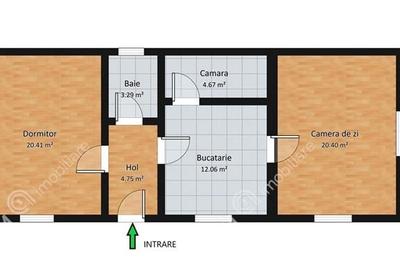 Casa renovata cu 2 camere si curte libera de 118 mp in zona Lazaret - 8