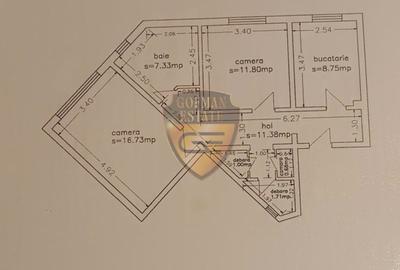 Apartament cu 2 camere decomandat, mobilat în Faleza Nord - 33