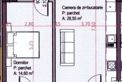Apartament cu 2 camere, balcon 9 mp + parcare,  Soporului-aproape de Iulius Mall