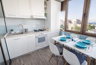 Apartament cu 3 camere semidecomandat, mobilat în Faleza Nord - 2