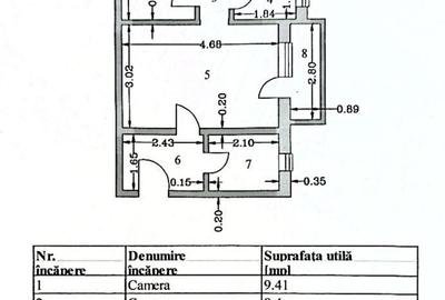 Apartament cu 3 camere semidecomandat în Morăreni - 8