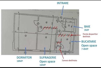 Apartament cu 2 camere semidecomandat, mobilat în Valea Ialomiței - 8