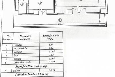 Apartament cu 3 camere decomandat în Liviu Rebreanu - 3