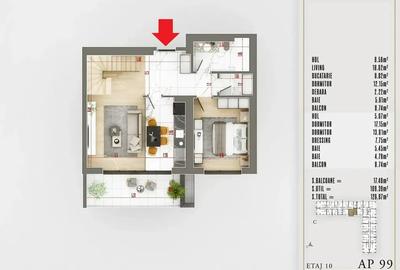 Duplex 4 Camere Lux  Vedere Superba Ansamblu Premium Sector 3 - 4