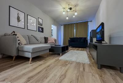 Apartament cu 3 camere semidecomandat, mobilat în Crângași - 1