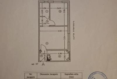 Apartament cu 2 camere semidecomandat în Nord