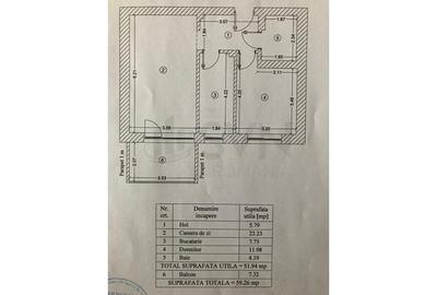 Apartament cu 2 camere semidecomandat, mobilat în 1 Mai - 11
