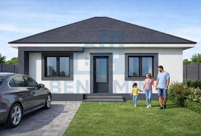 Casa la cheie-Living-2 Dormitoare-Baie-Gaze-Curent-Apa-320mp teren - 4