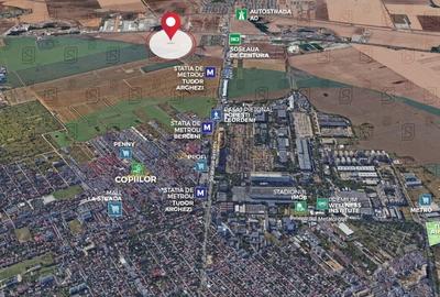 Teren Popesti-Leordeni  - Soseaua de centura  5212 mp cu deschidere 55 ml Teren Popesti-Leordeni  - Soseaua de centura  5212 mp cu deschidere 55 ml - 3