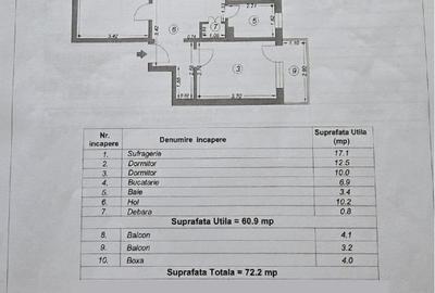 Apartament cu 3 camere decomandat în Tomis Nord - 10