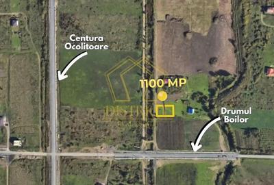 Teren de 1100 mp, în Plopi