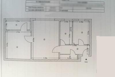 Apartament cu 2 camere nedecomandat, mobilat în Podu Roș