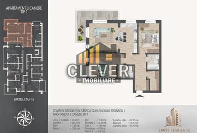 Apartament cu 3 camere semidecomandat în Theodor Pallady - 2