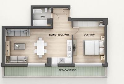 Faleza Nord - Vânzare apartament cu 2 camere la doar 50 m de plaja - 3