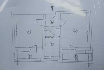 Apartament cu 2 camere semidecomandat în Central