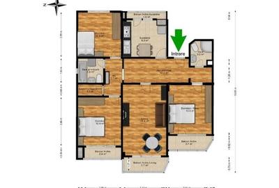 APARTAMENT 4 CAMERE | ETAJ 2 - 36