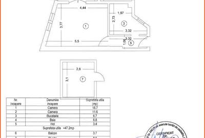 Apartament cu 2 camere semidecomandat în Parcul Carol - 9