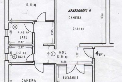 Apartament cu 3 camere decomandat, mobilat în Aradului - 10
