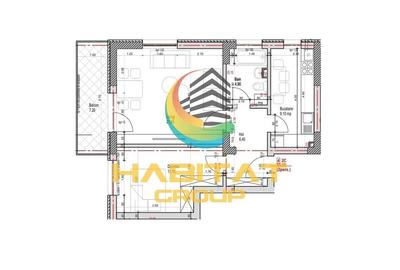 Apartament 2 Camere Decomandat Sector 4 Grand Arena 62.3Mp - 2