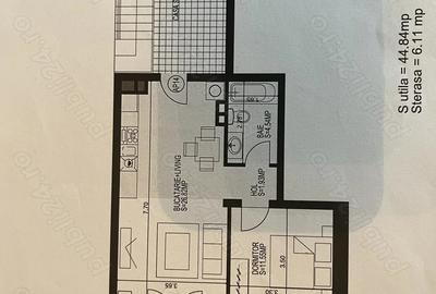 De vanzare Apartament 2 camere, mobilat ?i utilat complet, Comision 0% - 5