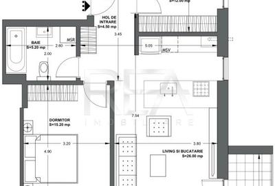 3 camere vedere superba Ultracentral - Tepes Voda 152 - 12