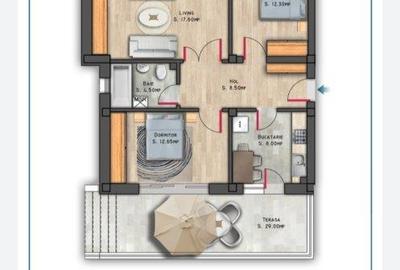 Vanzare apartament 2 camere,  metrou Nicolae Grigorescu, bloc 2025 in constructi - 12