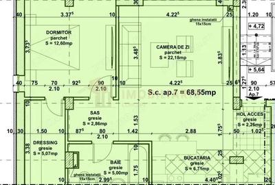 Apartament cu 2 camere în Independenței - 3