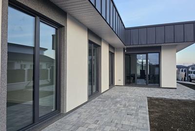Casa individuala cu patru camere NZEB, teren 600mp, Halchiu