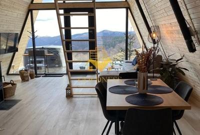Afacere la cheie! Minicomplex 2 cabane A-frame, teren 1250mp, Vladeasa - 9