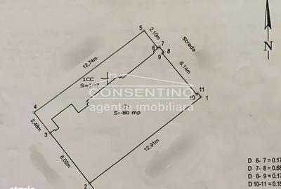 Casă cu 3 camere în Băceni - 1