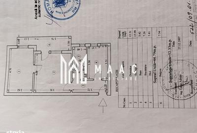 Apartament cu 2 camere semidecomandat în Central