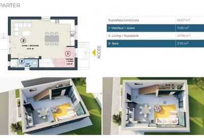 Casa 4 camere | 120mp | Tunari | 0 comision | complex rezidential inchis - 5