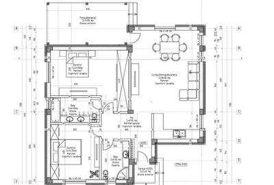 Casă cu 3 camere cu Teren 485 Mp în Tărtășești - 2