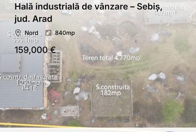 Spațiu industrial, de 840 mp, în Nord - 1