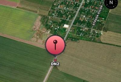 Teren cu deschidere la DN la intrare in Lilieci
