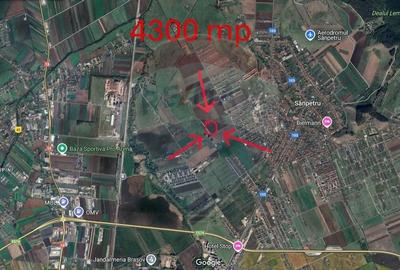 Teren de vanzare 4,300mp Sanpetru / Strada George cosbuc - 2