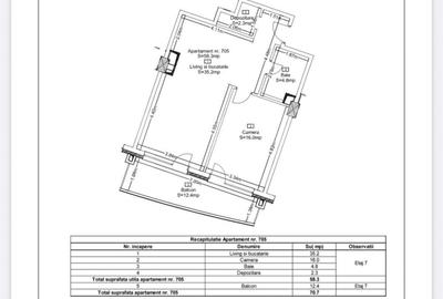 Apartament cu 2 camere, 58,3 mp, Ansamblu Rezidential, Zorilor
