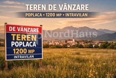 Teren Construcții intravilan de 1200 mp, în Poplaca - 1