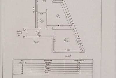 Apartament cu 2 camere semidecomandat în Palazu Mare - 8