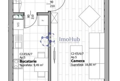 Garsonieră decomandată în Tătărași