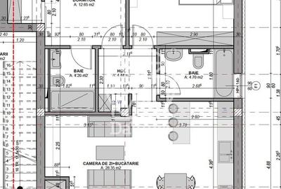 Apartament cu 3 camere semidecomandat în Exterior Vest - 9