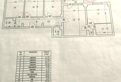 Apartament cu 4 camere semidecomandat în Apărătorii Patriei