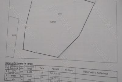 Teren de 3838 mp, în Devesel