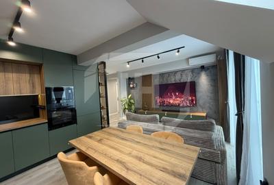 Apartament cu 3 camere semidecomandat, mobilat în Dâmbul Rotund