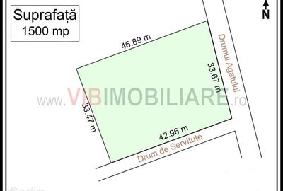 Teren de 1700 mp, în Băneasa