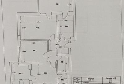 FINALIZAT | metrou | 3 cam, 2 terase, 98 mp, etaj 8/11, an 2025, loc parcare - 20