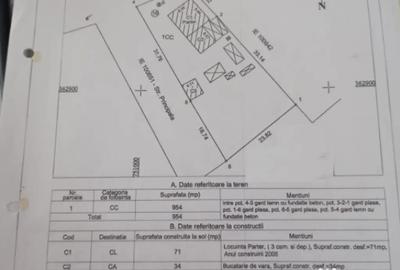 Casă cu 4 camere cu Canalizare în Saraiu - 1